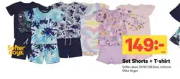 City Gross Set shorts + t-shirt erbjuda