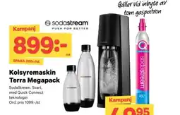 City Gross SODASTREAM Kolsyremaskin terra megapack erbjuda