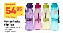City Gross Vattenflaska flip top erbjuda