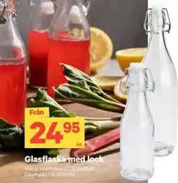 City Gross Glasflaska med lock erbjuda