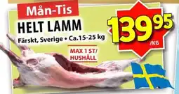 Matvärlden Tensta Helt lamm erbjuda