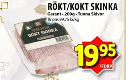 Matvärlden Tensta GARANT Rökt/kokt skinka erbjuda