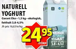 Matvärlden Tensta GARANT Naturell yoghurt erbjuda