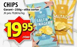 Matvärlden Tensta GARANT Chips erbjuda
