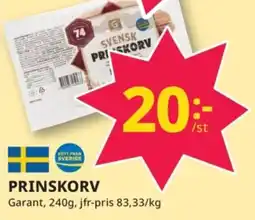 Tempo GARANT Prinskorv erbjuda