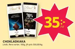 Tempo LINDT Chokladkaka erbjuda