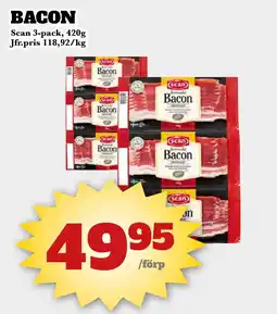 Bonum Matmarknad SCAN Bacon erbjuda