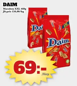 Bonum Matmarknad Daim erbjuda