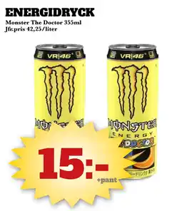 Bonum Matmarknad MONSTER Energidryck erbjuda