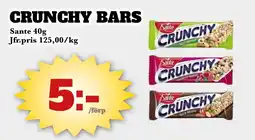 Bonum Matmarknad SANTE Crunchy bars erbjuda