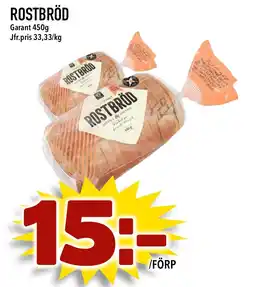 Bonum Matmarknad GARANT Rostbröd erbjuda