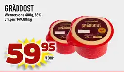 Bonum Matmarknad WERNERSSONS Gräddost erbjuda
