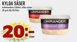 Bonum Matmarknad LOHMANDERS Kylda såser erbjuda