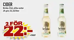 Bonum Matmarknad BRISKA Cider erbjuda