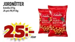 Bonum Matmarknad ESTRELLA Jordnötter erbjuda