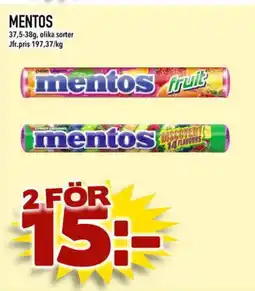 Din Mat Mentos erbjuda