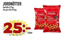 Din Mat ESTRELLA Jordnötter erbjuda