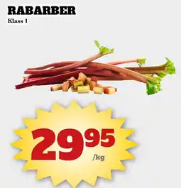 Bonum Matmarknad Rabarber erbjuda