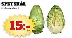 Bonum Matmarknad Spetskål erbjuda