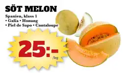 Bonum Matmarknad Söt melon erbjuda
