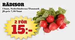 Bonum Matmarknad Rädisor erbjuda
