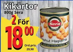 Supergrossen Kikärtor erbjuda