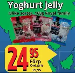 Supergrossen Yoghurt jelly erbjuda