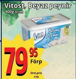 Supergrossen Vitost, Beyaz peynir erbjuda