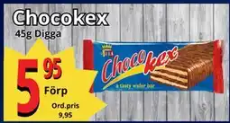 Supergrossen Chocokex erbjuda