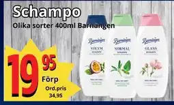 Supergrossen Schampo erbjuda
