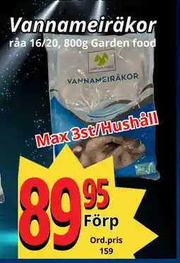 Supergrossen Vannameiräkor erbjuda