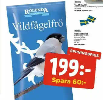 Jem&Fix Rölunda Vildfågelfrö 20kg erbjuda