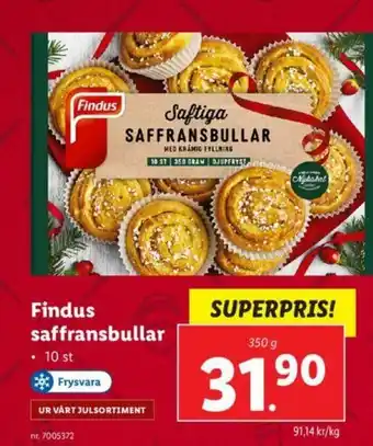 Findus saffransbullar 350g