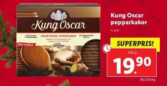 Kung Oscar pepparkakor 300g