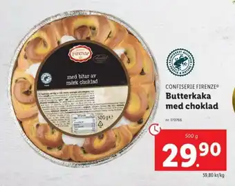Lidl Confiserie Firenze Butterkaka med choklad 500g erbjuda