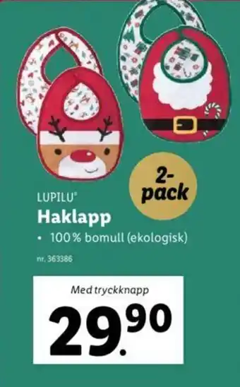 Lidl Lupilu Haklapp 2-pack erbjuda