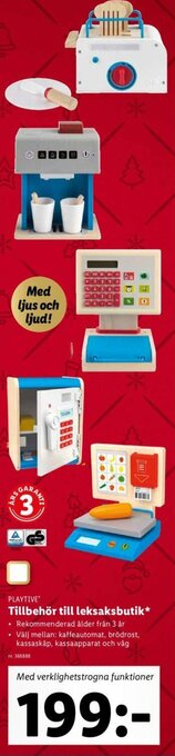Lidl Playtive Tillbehör till leksaksbutik* erbjuda