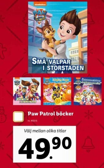 Paw Patrol böcker