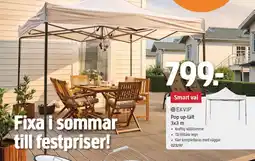 Jula EKVIP Pop up-tält erbjuda