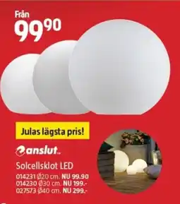 Jula Solcellsklot LED erbjuda