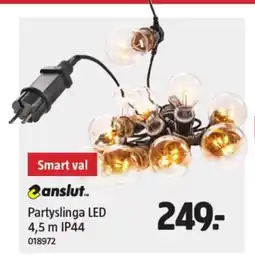 Jula Partyslinga LED 4,5 m IP44 erbjuda