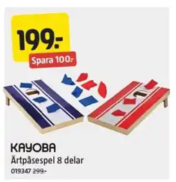 Jula KAYOBA Ärtpåsespel 8 delar erbjuda