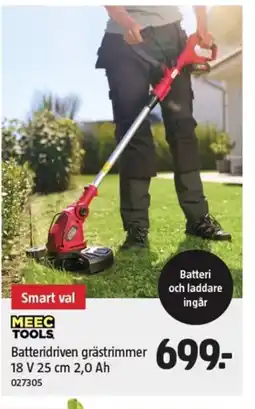 Jula MEEC TOOLS Batteridriven grästrimmer erbjuda