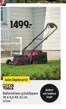 Jula Batteridriven gräsklippare erbjuda