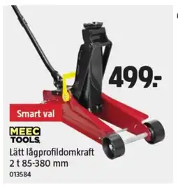 Jula Lätt lågprofildomkraft 2 t 85-380 mm erbjuda