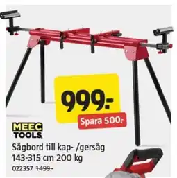 Jula MEEC TOOLS Sågbord till kap-/gersåg 143-315 cm erbjuda