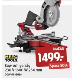 Jula MEEC TOOLS Kap- och gersåg erbjuda