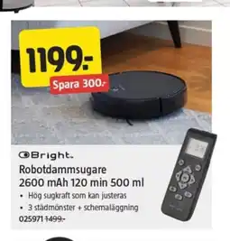 Jula Robotdammsugare 2600 mAh 120 min erbjuda
