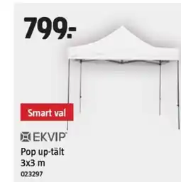 Jula EKVIP Pop up-tält erbjuda