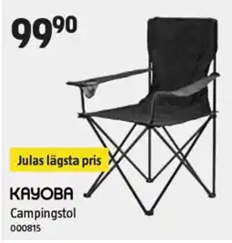 Jula KAYOBA Campingstol erbjuda